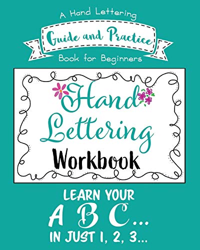 Hand Lettering Guide Step by Step Hand Lettering for Beginners Workbook  Book NEW