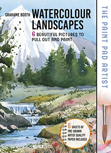 The Paint Pad Artist: Watercolour Landscapes: 6 Beautiful Pictures to Pull-Out and Paint